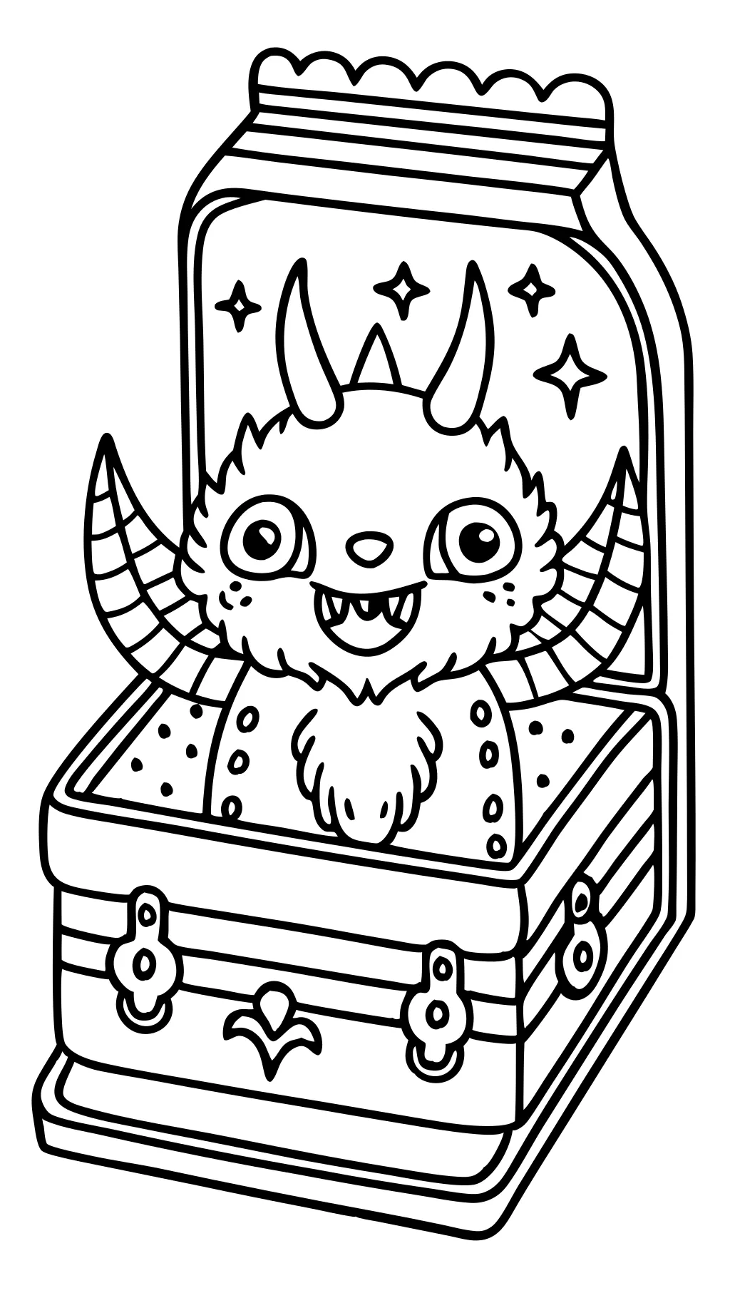 creature cases coloring pages